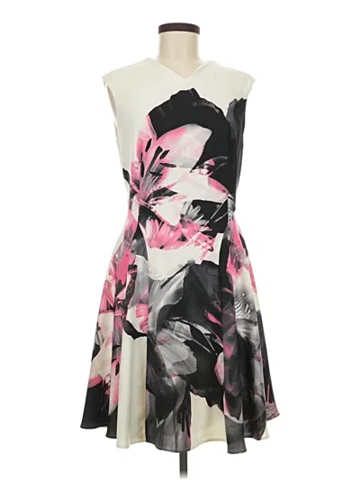 Pre-owned Ellen Tracy Cocktail Dress In Pink