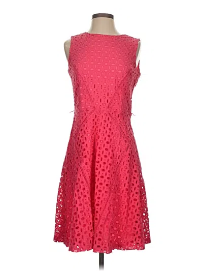 Pre-owned Ellen Tracy Cocktail Dress In Pink
