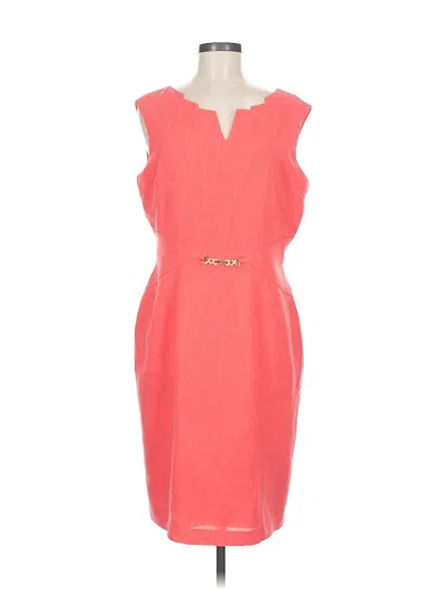 Pre-owned Ellen Tracy Cocktail Dress In Red