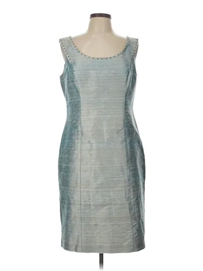 Pre-owned Ellen Tracy Cocktail Dress In Teal