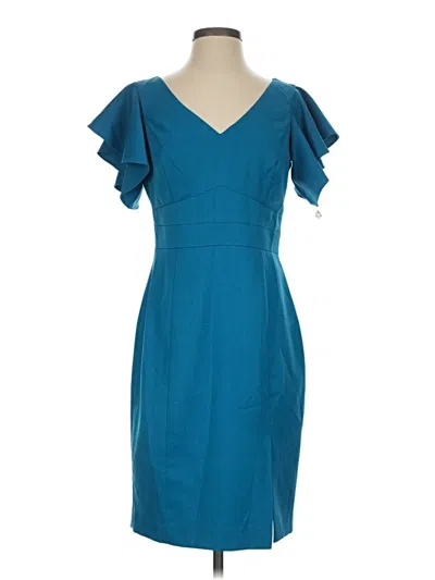 Pre-owned Ellen Tracy Cocktail Dress In Teal