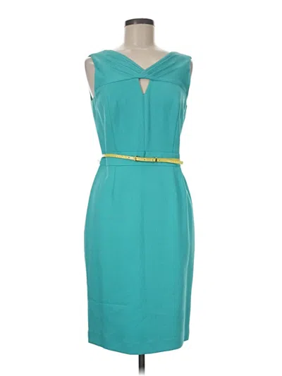 Pre-owned Ellen Tracy Cocktail Dress In Teal