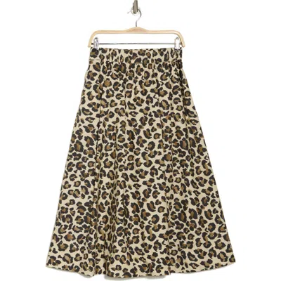 Ellen Tracy Cotton Poplin Skirt