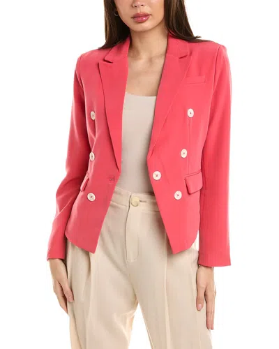 Ellen Tracy Cropped Blazer In Pink