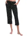 Ellen Tracy Yours To Love Capri Pajama Pants In Black