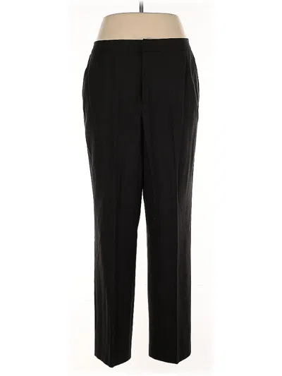 Pre-owned Ellen Tracy Dress Pants In Black