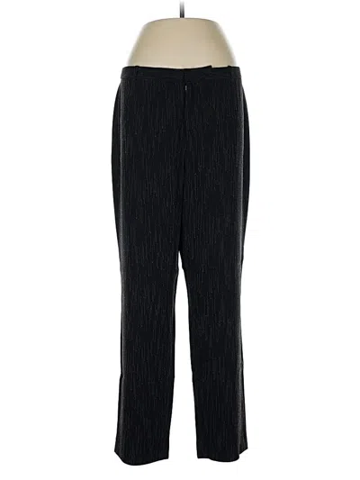 Pre-owned Ellen Tracy Dress Pants In Black