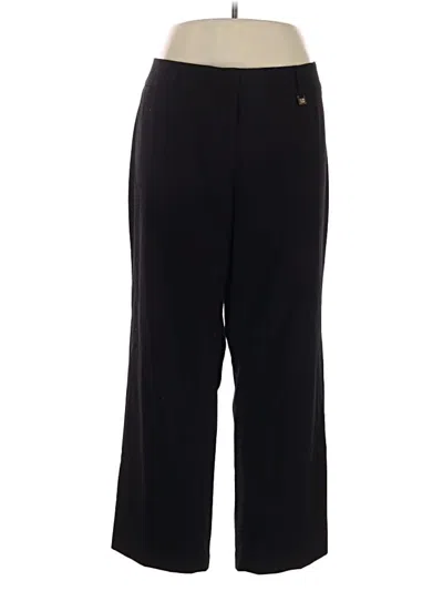 Pre-owned Ellen Tracy Dress Pants In Black
