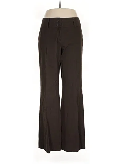 Pre-owned Ellen Tracy Dress Pants In Brown