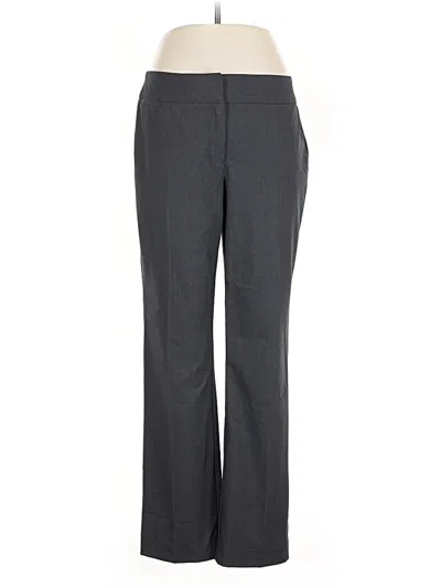Pre-owned Ellen Tracy Dress Pants In Gray