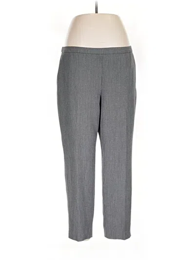 Pre-owned Ellen Tracy Dress Pants In Gray