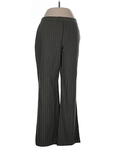 Pre-owned Ellen Tracy Dress Pants In Gray