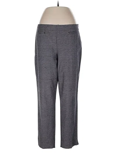 Pre-owned Ellen Tracy Dress Pants In Gray