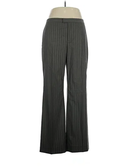 Pre-owned Ellen Tracy Dress Pants In Gray