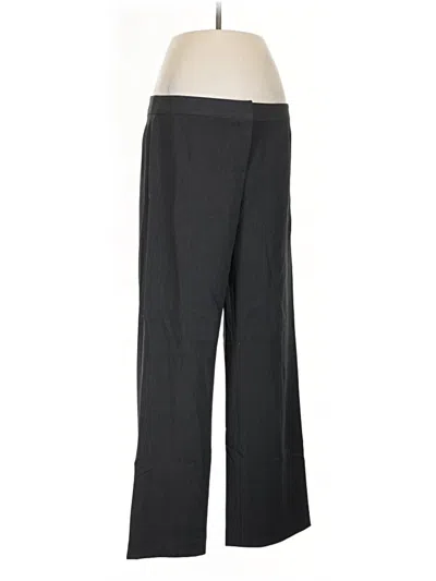 Pre-owned Ellen Tracy Dress Pants In Gray