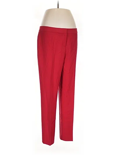 Pre-owned Ellen Tracy Dress Pants In Red