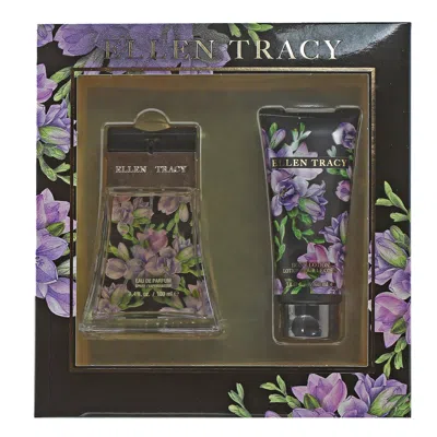 Ellen Tracy Floral Radiant Set 3.4 oz Edp, 3.4 oz Body Lotion Window Box