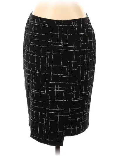 Pre-owned Ellen Tracy Formal Skirt In Black