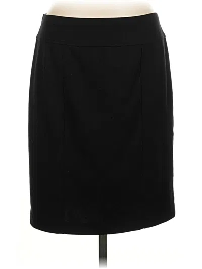 Pre-owned Ellen Tracy Formal Skirt In Black