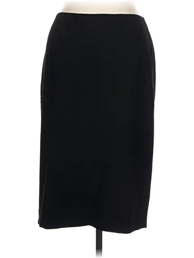 Pre-owned Ellen Tracy Formal Skirt In Black