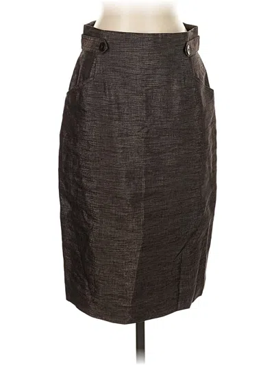 Pre-owned Ellen Tracy Formal Skirt In Gray