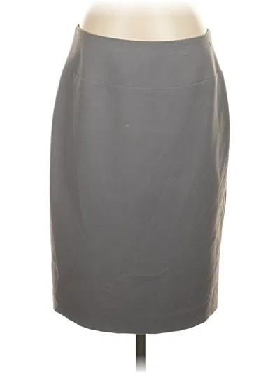 Pre-owned Ellen Tracy Formal Skirt In Gray