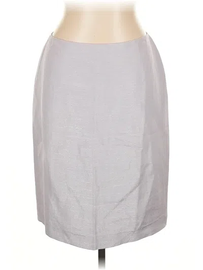 Pre-owned Ellen Tracy Formal Skirt In Gray