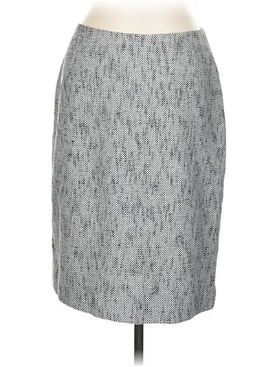 Pre-owned Ellen Tracy Formal Skirt In Gray
