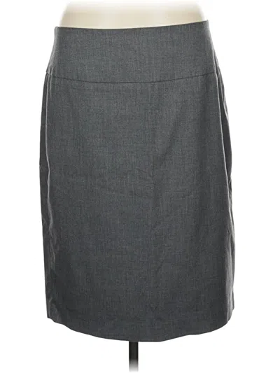 Pre-owned Ellen Tracy Formal Skirt In Gray