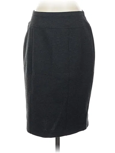 Pre-owned Ellen Tracy Formal Skirt In Gray