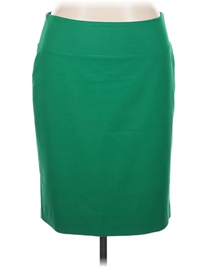 Pre-owned Ellen Tracy Formal Skirt In Green