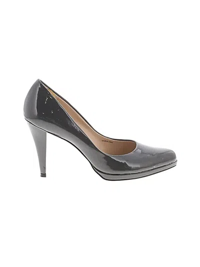 Pre-owned Ellen Tracy Heels In Gray