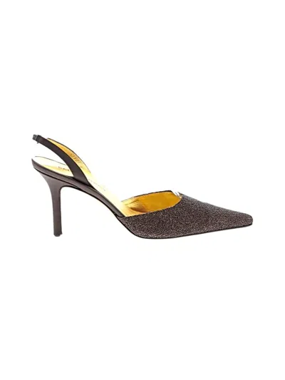 Pre-owned Ellen Tracy Heels In Gray