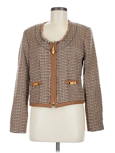 Pre-owned Ellen Tracy Jacket In Brown