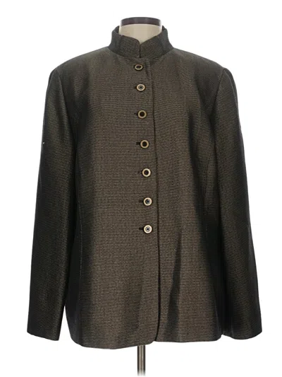 Pre-owned Ellen Tracy Jacket In Brown