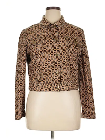 Pre-owned Ellen Tracy Jacket In Gold