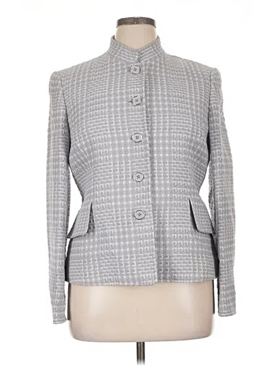 Pre-owned Ellen Tracy Jacket In Gray