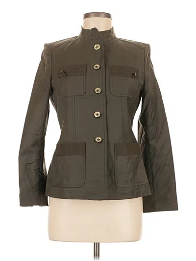 Pre-owned Ellen Tracy Jacket In Green