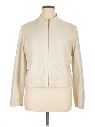 Pre-owned Ellen Tracy Jacket In Ivory
