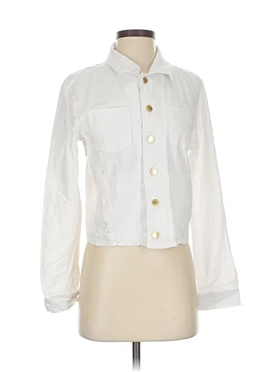 Pre-owned Ellen Tracy Jacket In White