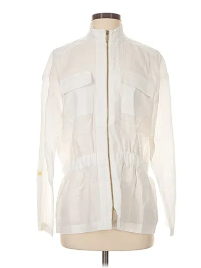 Pre-owned Ellen Tracy Jacket In White