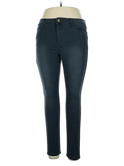 Pre-owned Ellen Tracy Jeggings In Blue