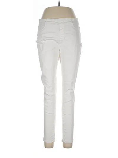 Pre-owned Ellen Tracy Jeggings In Ivory