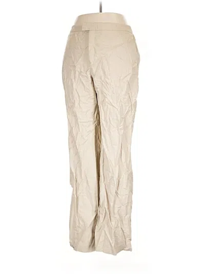 Pre-owned Ellen Tracy Khaki Pant In Tan