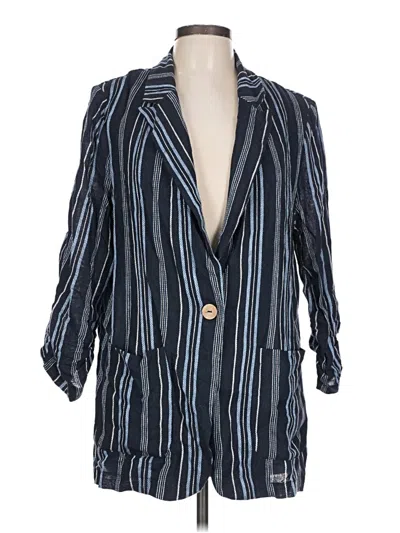 Pre-owned Ellen Tracy Kimono In Blue