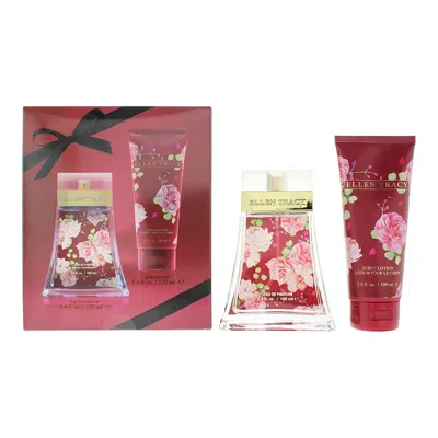 Ellen Tracy Ladies Classic Florals Red Lotion Gift Set Fragrances 849017013869