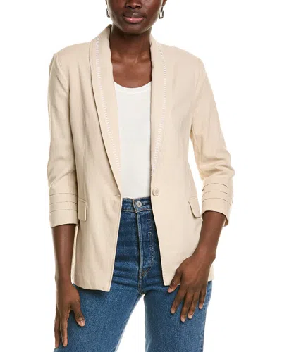 Ellen Tracy Linen-blend Blazer