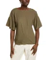 Ellen Tracy Linen-blend Dolman Top
