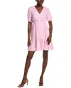 Ellen Tracy Linen-blend Mini Dress