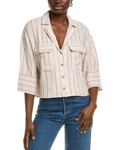 Ellen Tracy Linen-blend Shirt
